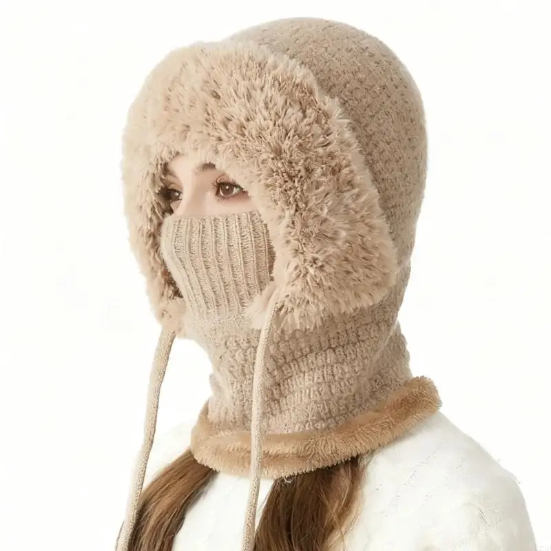 

Q22D Multifunctional Knitted Hat – Winter Windproof Warm Hat Scarf Mask Triple-Function Design