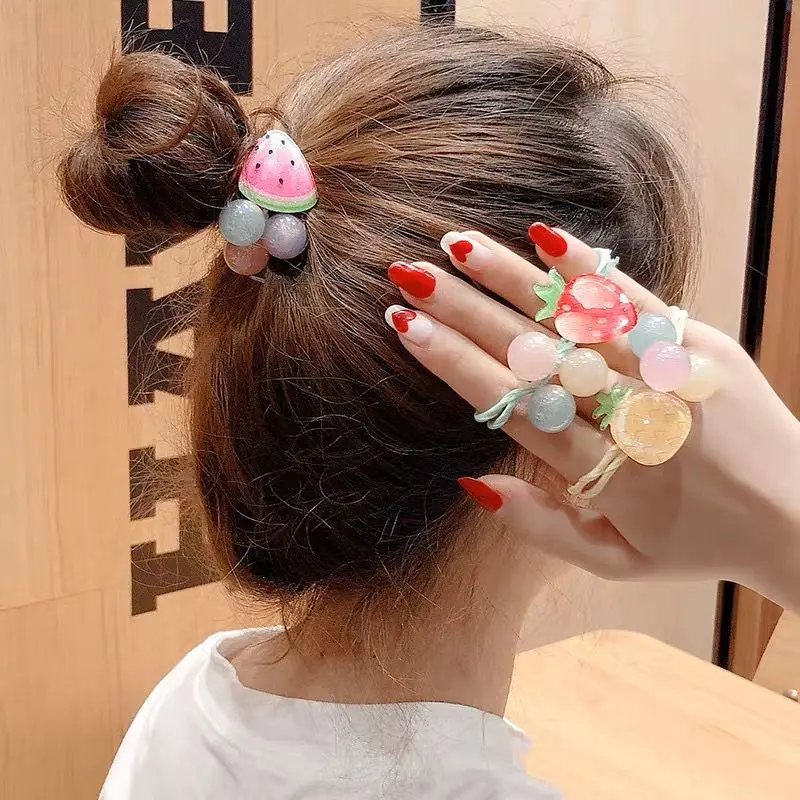 

New Fruit Headband Tie Hair Band Cute Hair Accessories Hair Rope