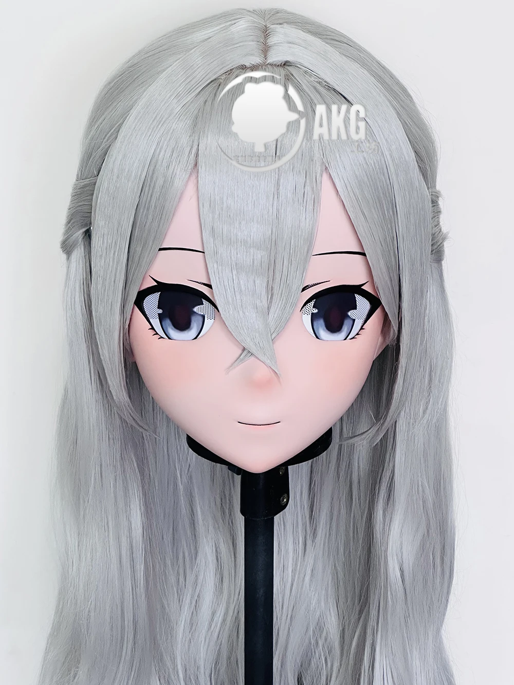 (AL95) Customize Character Crossdress Female/Girl Resin Half/ Full Head With Lock Cosplay Japanese Anime Game Role Kigurumi Mask