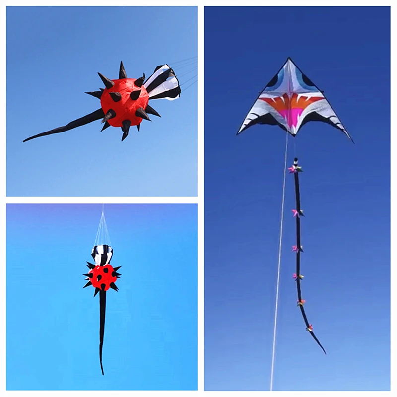 

free shipping giant kites tails 3d kites windsocks kites flying for kids kites pendant octopus kites inflatable toys dragon fly