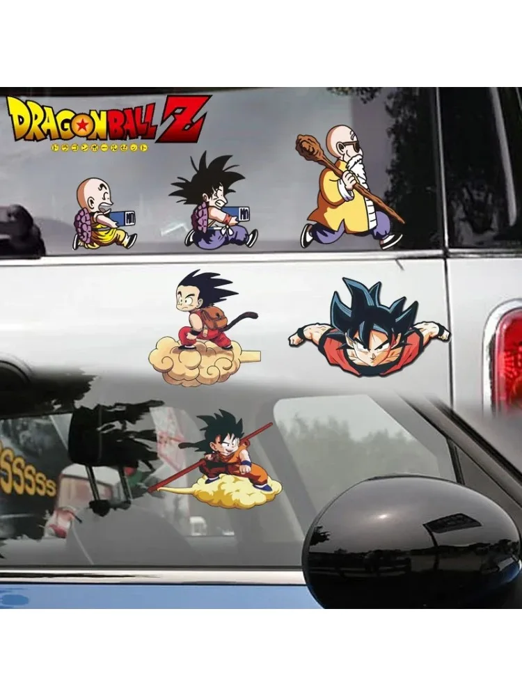Dragon Ball Master Roshi Autoaufkleber Vinyl-Aufkleber Kawaii Wasserdicht Gestanzt für Auto-Heckscheibe Laptop Stoßstange Anime-Dekor
