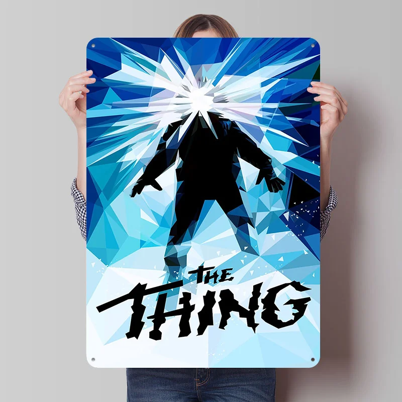 Horror Poster Movies Wall Art Retro Metal Sign Room Decoration Gaming Customized Tin Plaque for Man Cave Decor Home Decorations