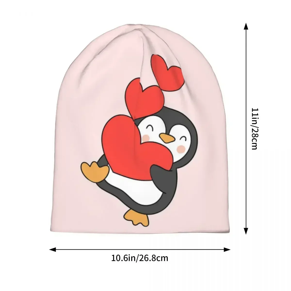 Cute Penguin, Penguin, Baby Penguin Warm Knitted Cap Fashion Bonnet Hat Autumn Winter Outdoor Beanies Hats for Unisex Adult