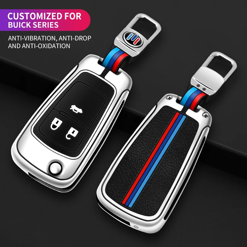 Zinc Alloy 3-Color Silicone Car Key Case Cover For Buick Chevrolet Cruze Opel Vauxhall Astra J Corsa Insignia Mokka Encore