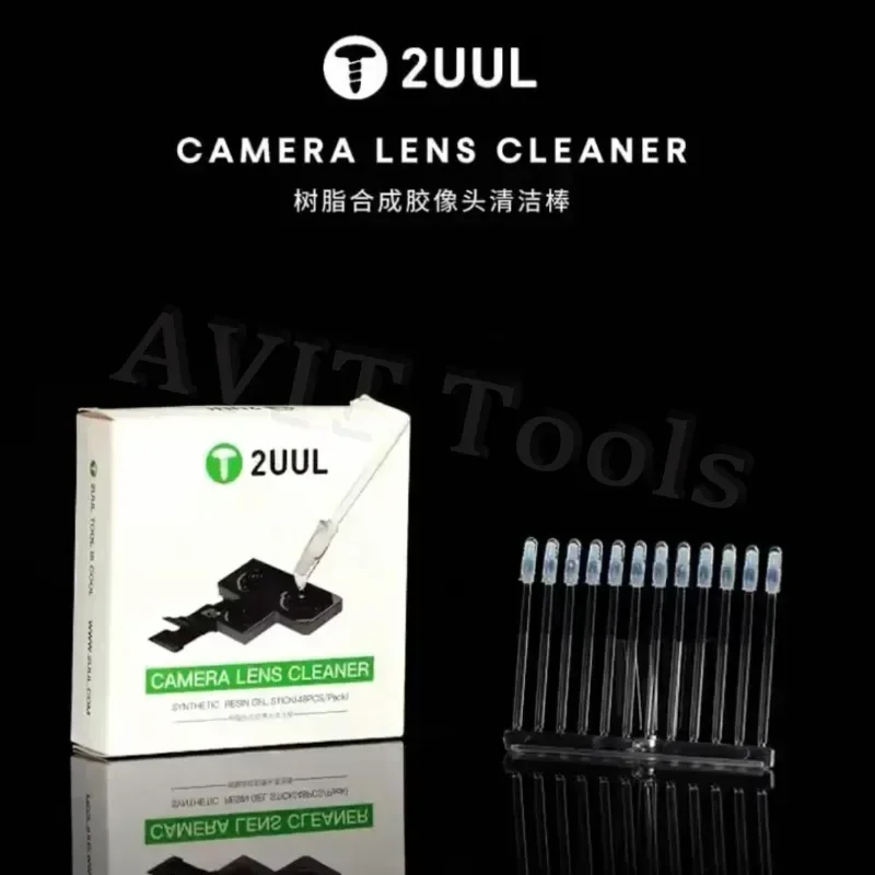 

2UUL CL21 Portable Camera Lens Cleaner Resin Synthetic Stick, Dust & Fingerprint Removal for Phone Lens Screen Cleaning Tool