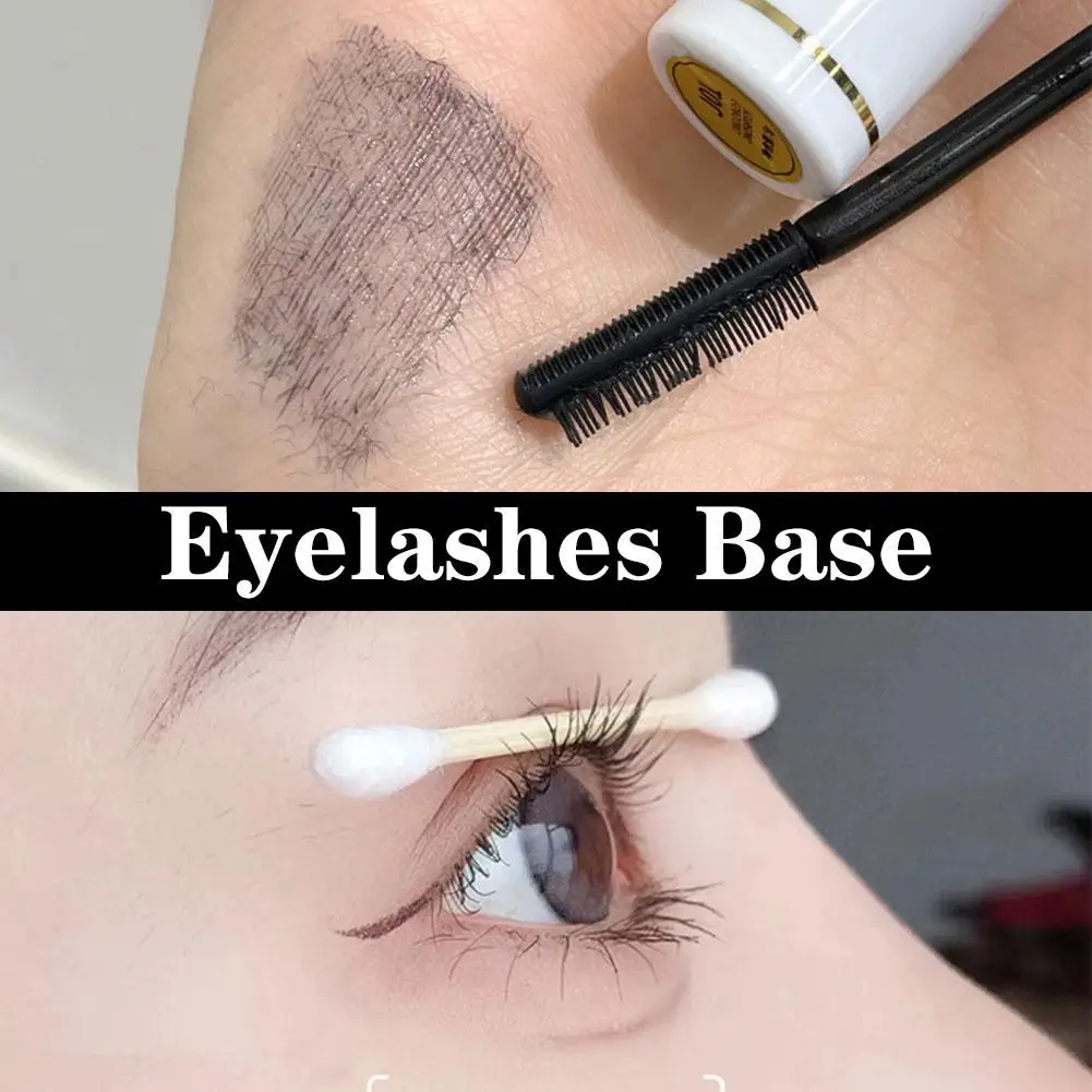 Waterproof Black Mascara Eyelash Primer Quick Drying Long Makeup Mascara Lasting Cosmetics Women Non-blooming Eyes Professi T9v5