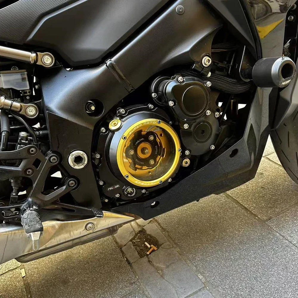 

GSXS GSX-S 1000 CNC Clear Clutch Cover Spring Retainer Guard For Suzuki KATANA 1000 2022-2026 / GSXS1000 GSX-S1000 GX GT