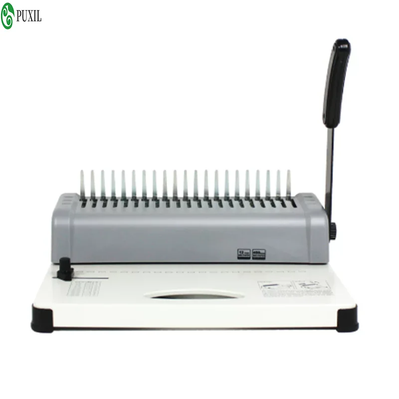 Manual Binding Machine A4 A3 Paper Punching Binding Machine Plastic Comb Binding Tool Office Document Binding Equipment