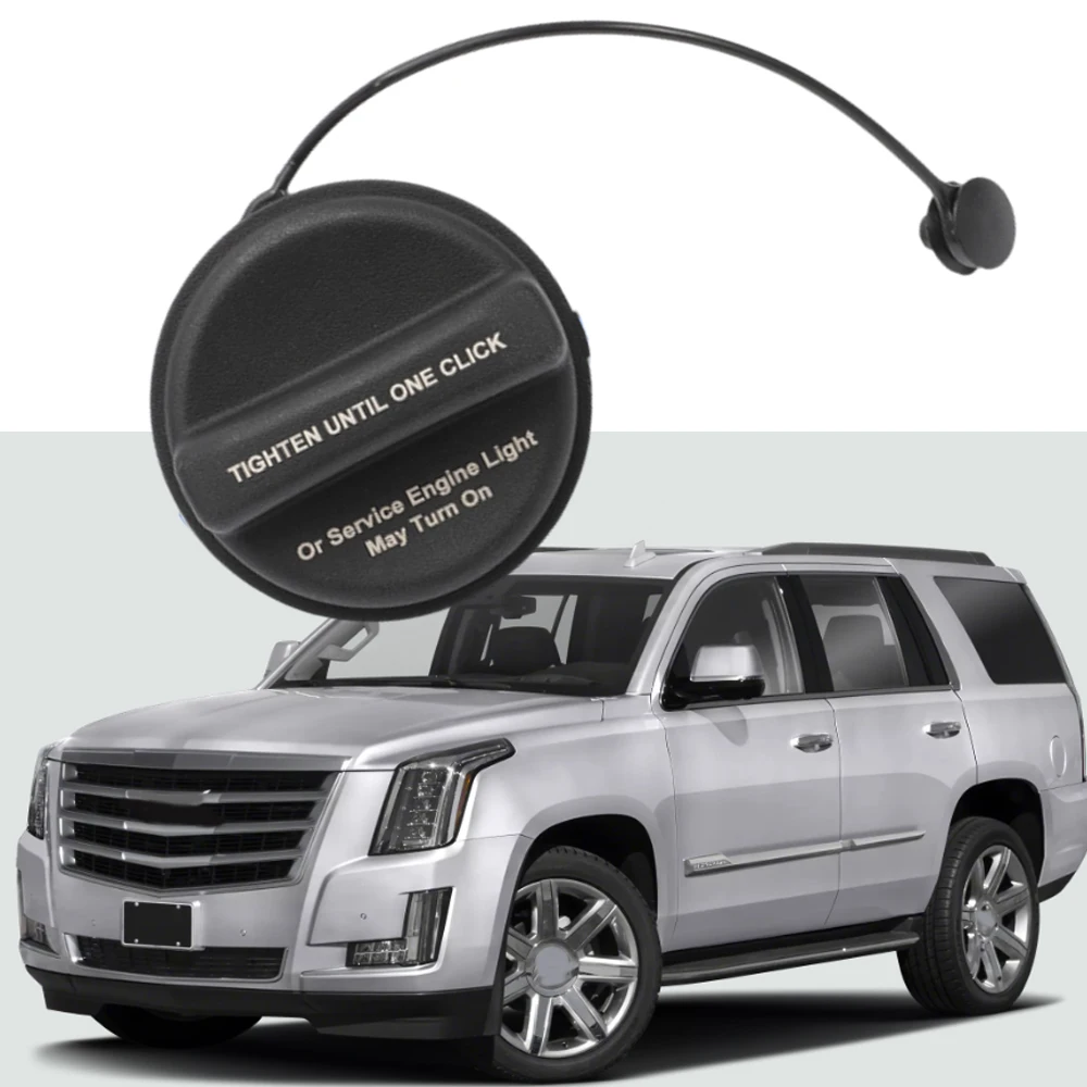 GT360 22921365 Fuel Gas Tank Filler Cap Cover For Cadillac Escalade Chevy Express Silverado 1500 2500 3500 Suburban Tahoe GMC