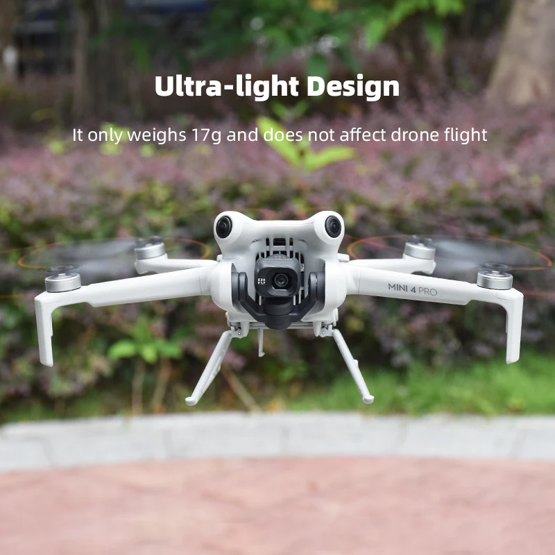 Foldable Landing Gear for DJI Mini 4 Pro Expanded Bracket Prevent Camera Lens Scraping Gimbal Protection Drone Accessories