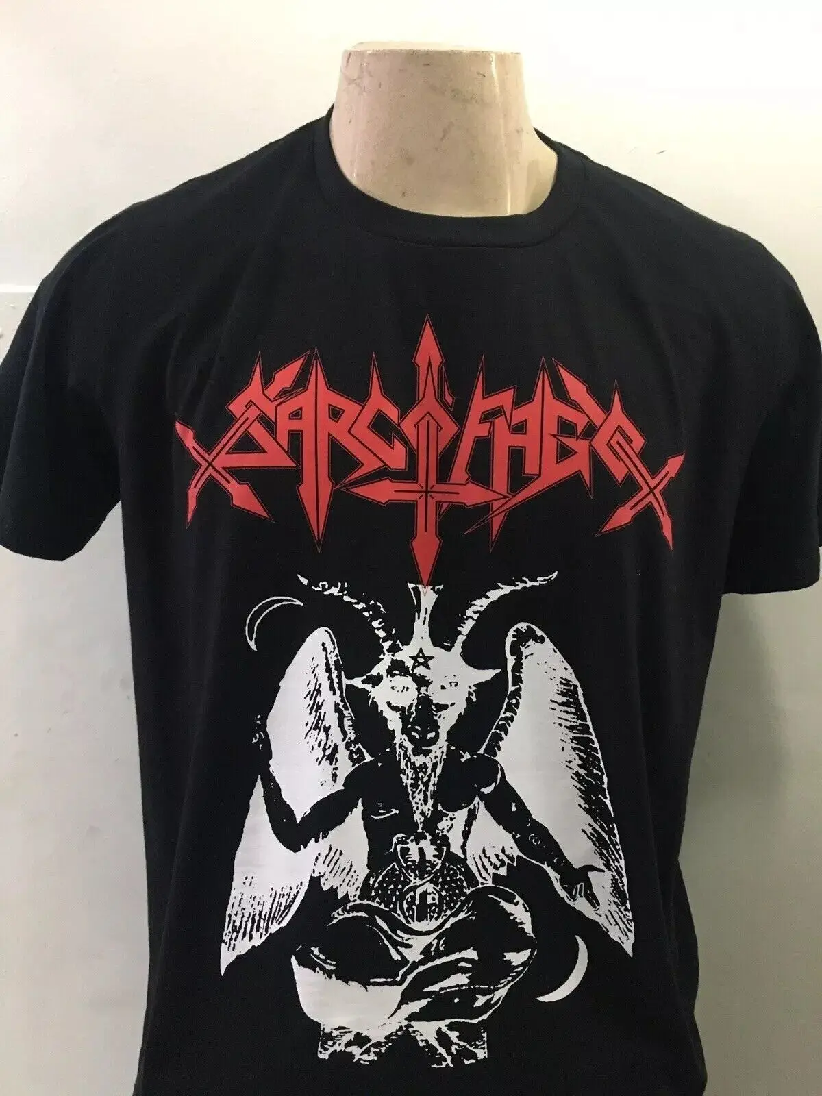 Chemise rétro Sarcófago Sarcofago manches courtes unisexe toutes tailles 7D1612