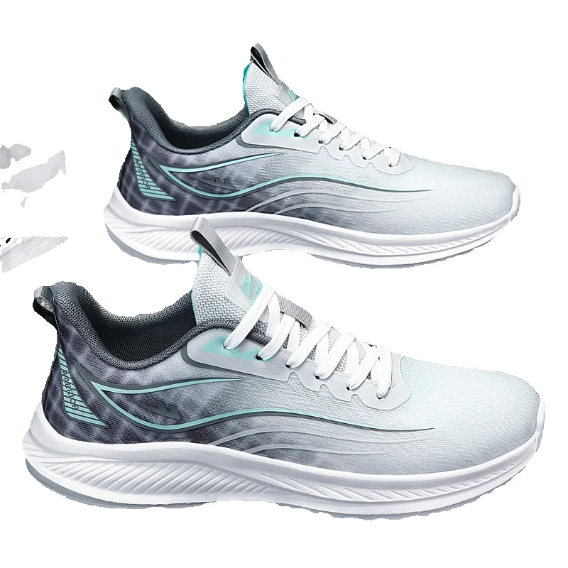 Huili Men's Sports Shoes 2026 Summer New Breathable Mesh Shoes Soft Sole Lightweight Running Shoes For Men_vogvips.com