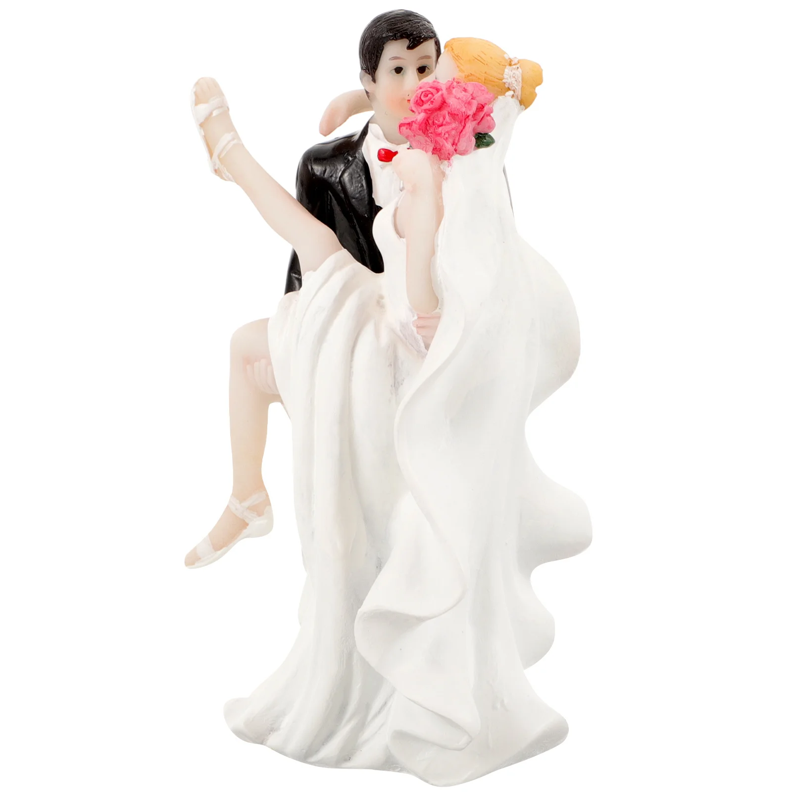 

Durable Resin Couple Shape Wedding Decor Stylish Home Car Decoration Compact Multi-Function Cake Supply Gift Wedding Decor