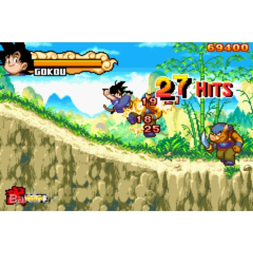 GBA ゲームカートリッジ 32 ビット ビデオ ゲーム コンソール カード ドラゴンボール シリーズ アドバンス アドベンチャー 超音速戦士 ブウの怒り