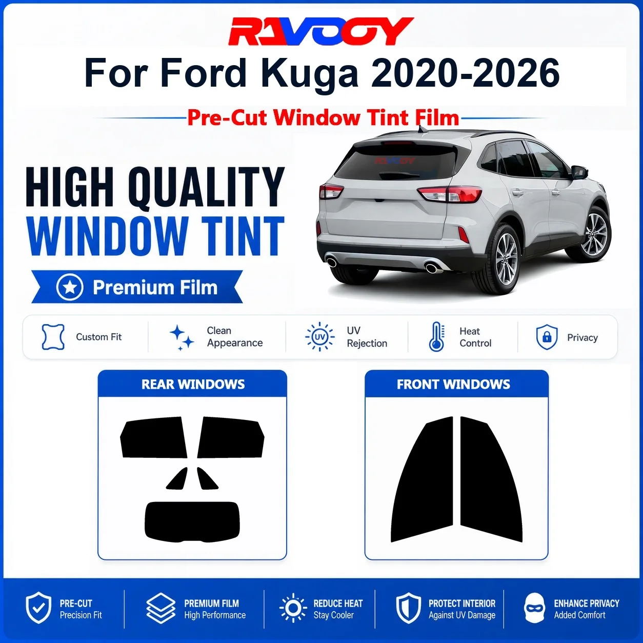 premium-pre-cut-window-tint-for-ford-kuga-2020-2026-front-rear-windows-uv-heat-rejection-privacy-film