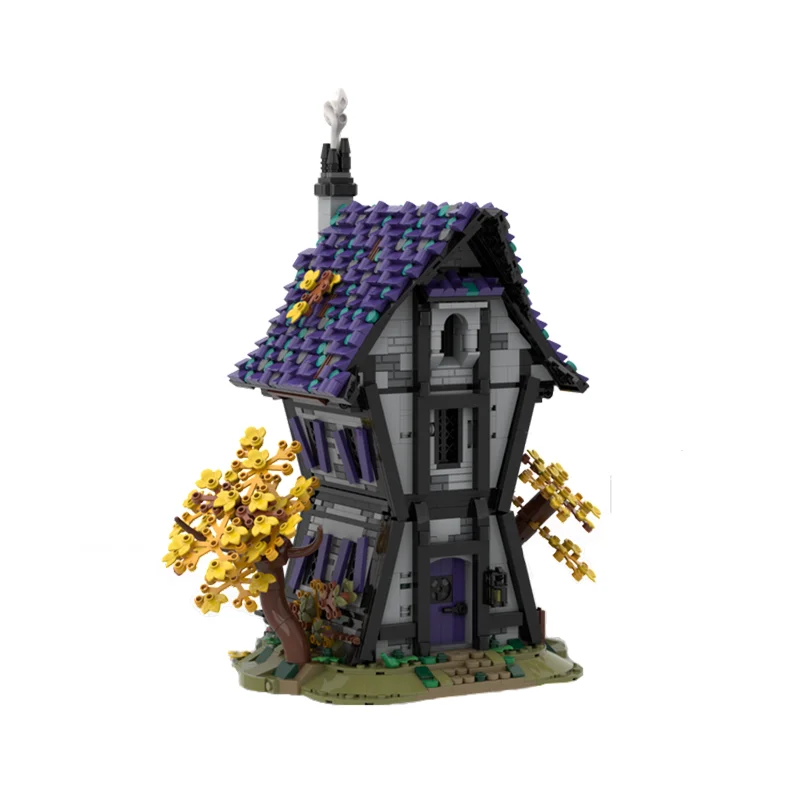 NEW 1912PCS City Hot Selling Street View Moc Modular Witches House Building DIY creative ideas Children Toy birthday Gift Blocks