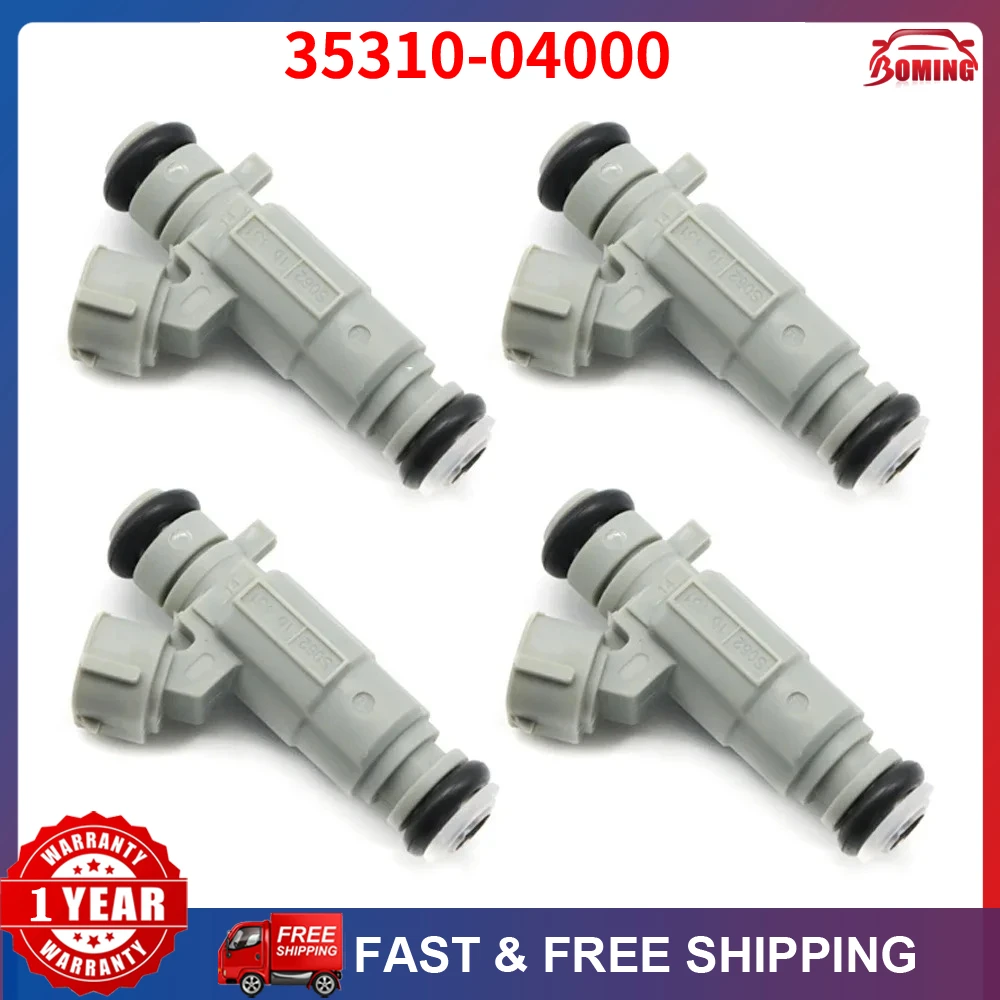 35310-04000 New Car Fuel Injector Nozzle 4pcs/lot For Hyundai i10 2016 Kia Picanto Mk2 1.0L 3531004000 35310 04000
