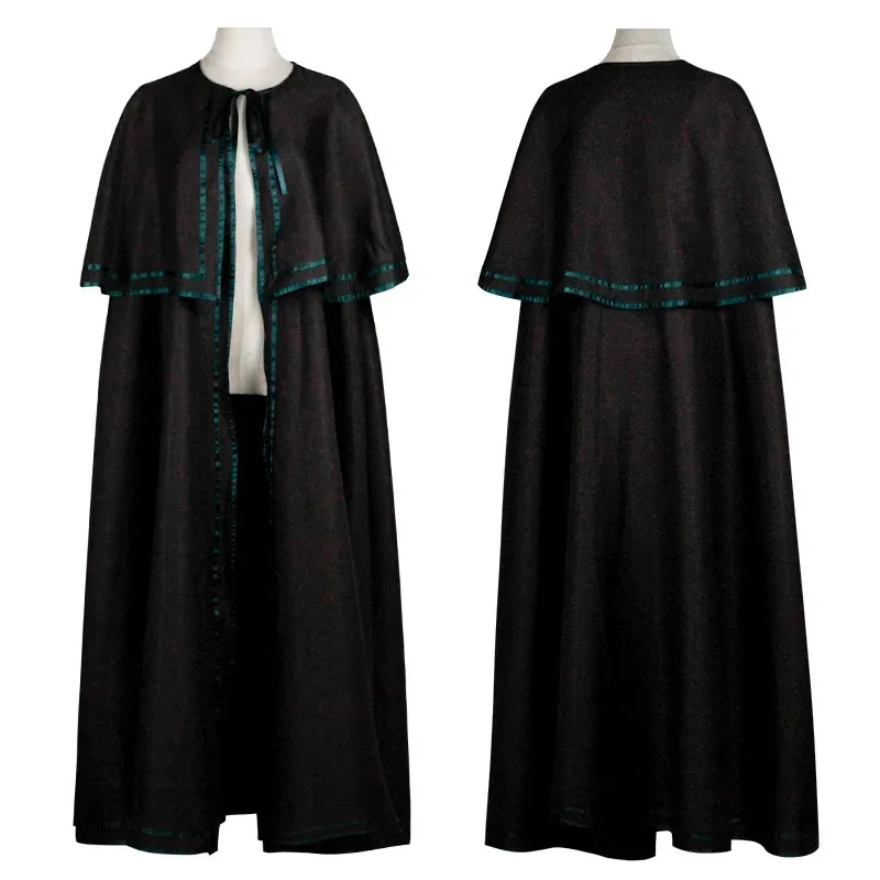 عباءة الظل والعظام رداء أسود لمرحلة الهالوين أزياء تنكرية لحفلات الكرنفال للنساء؛ 2 ك، 8؛ ج'