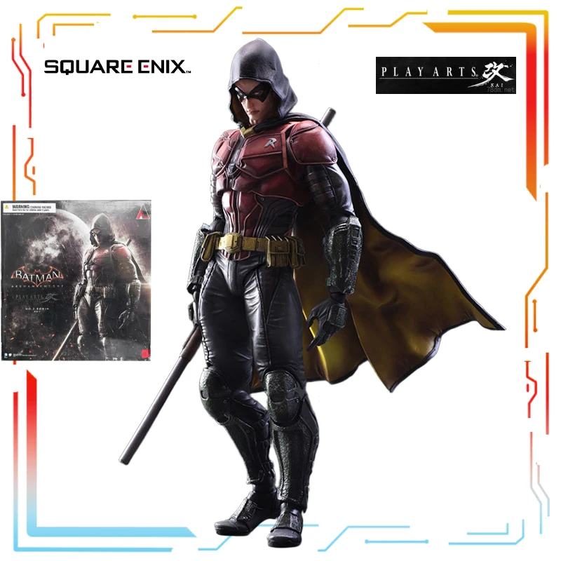 SQUARE ENIX PlayArts cambios muñeca móvil terminada Arkham Knight Nightwing Anime Yusaka Meiqin juguetes de acción modelo regalos para niños