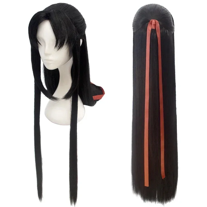 Anime Mo Dao Zu Shi Grandmaster of Demonic Cultiion Wei Wuxian Lan Wangji Cosplay Wig for Halloween Party