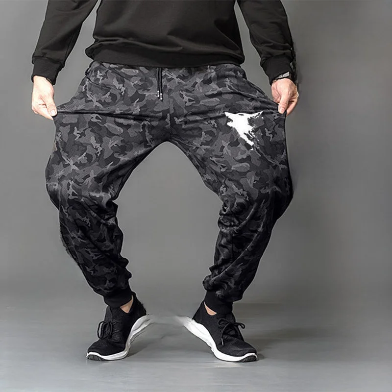 

Thiened Fce Camouflage Sweatpants Large Size Casual Pants for Men's Construction Site Resistant to Dirt And Stains Workw...
