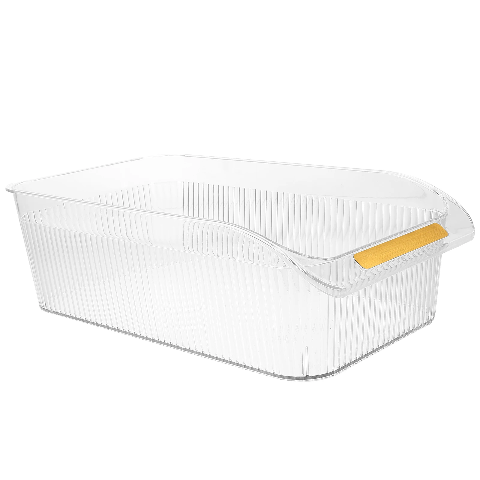

Large Capacity PET Refrigerator Storage Boxes Transparent Fresh Keep Container Veggie Tray Fridge ganizer Bins For Fruit Veggies