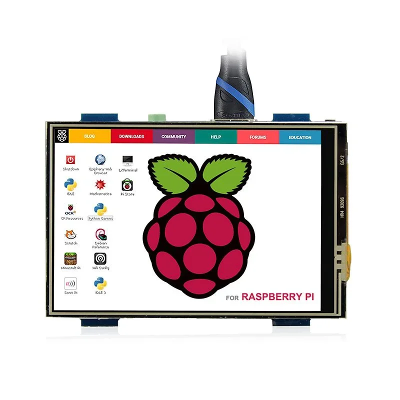Hot Sale 3.5inch 480 x 320 Resolution Touch Screen Monitor for Raspberry Pi with free shipping