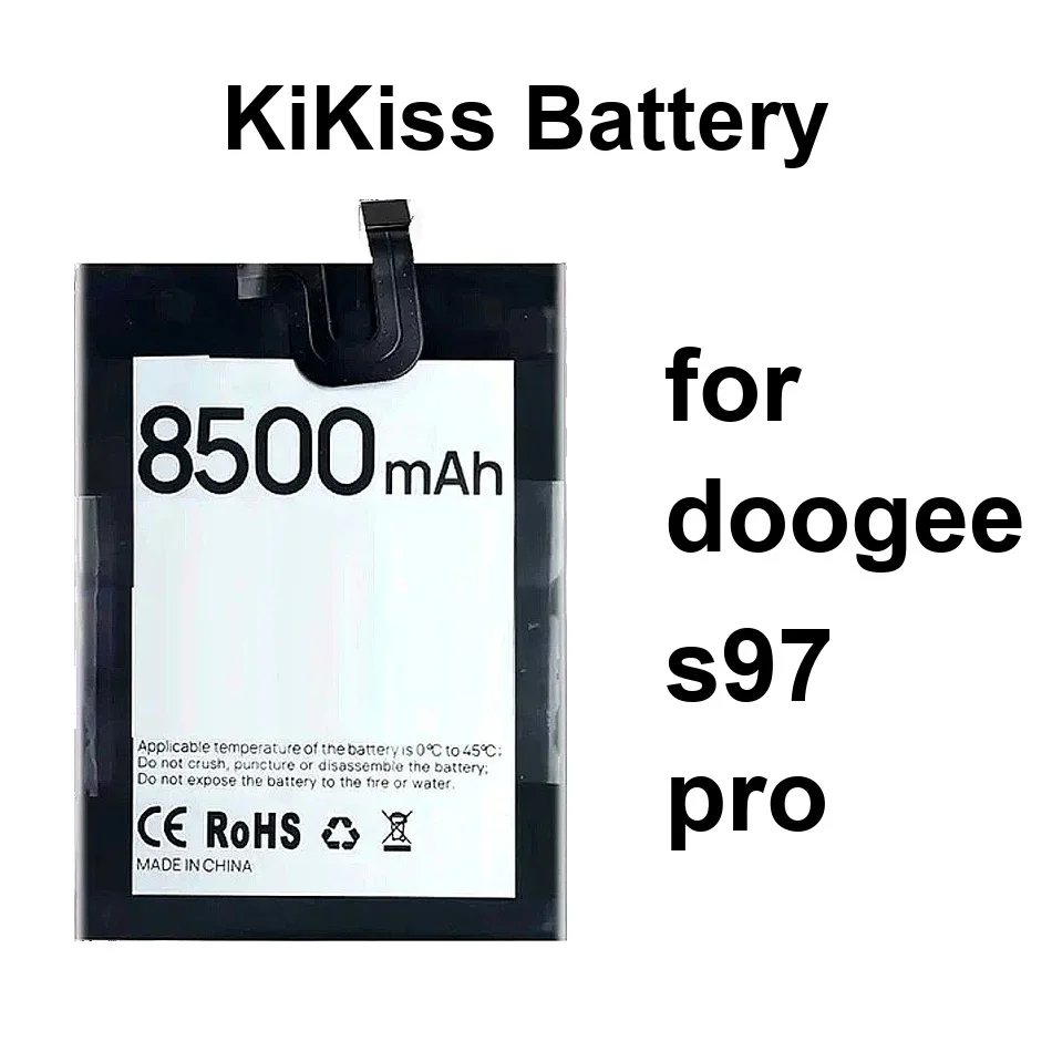 

Безопасный аккумулятор мобильного телефона 8500 мАч для Doogee S97 Pro