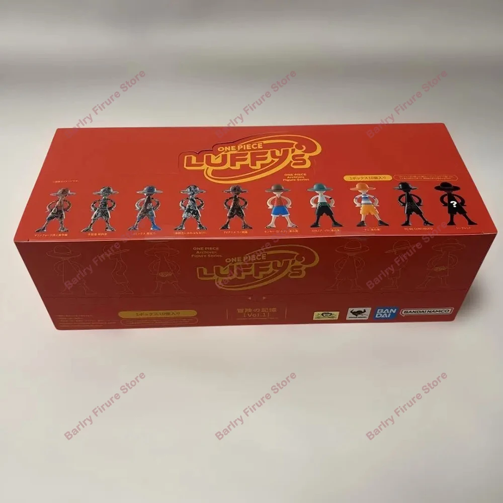Originele BANDAI One Piece LUFFY's Archief van Avontuur Vol.1 Vol.2 Anime Figuur Actiefiguren Model Kit Collectie Speelgoed Geschenken
