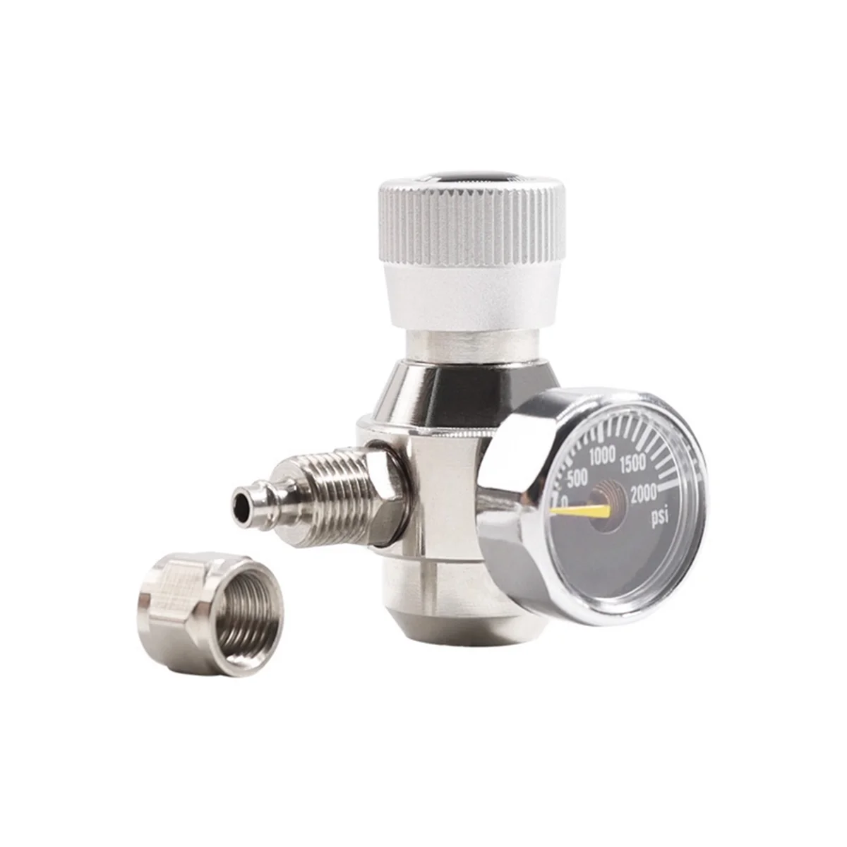 Il nuovo regolatore di CO2 per acquario manometro da 2000 psi per tubo di aspirazione da 6 mm 3/8-24UNF