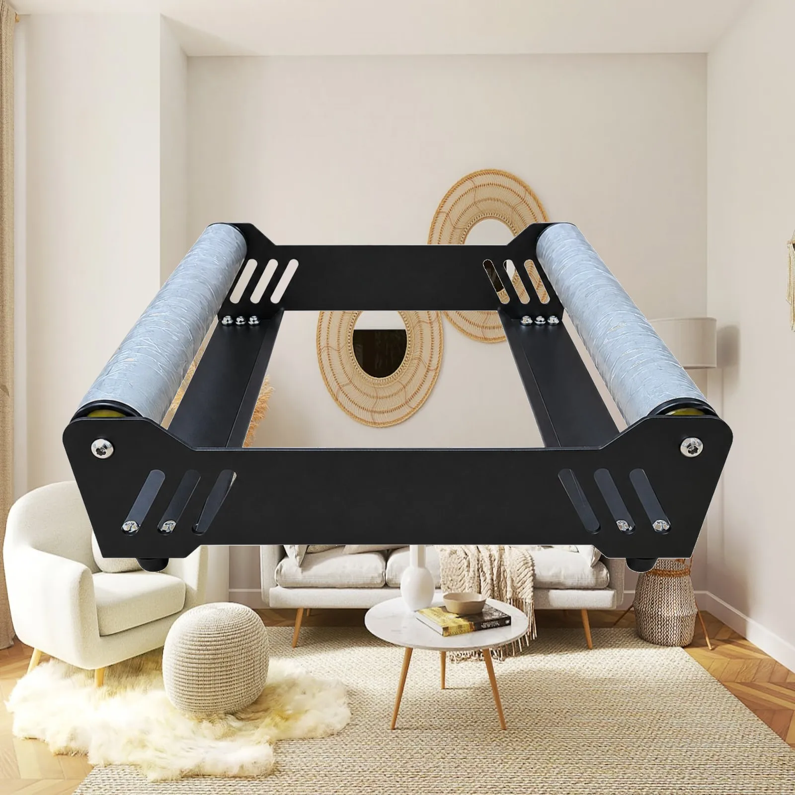 Single Wheel Display Rack Metal Tire Stand for Car Workshop Detailing Studio Showroom Storage Display