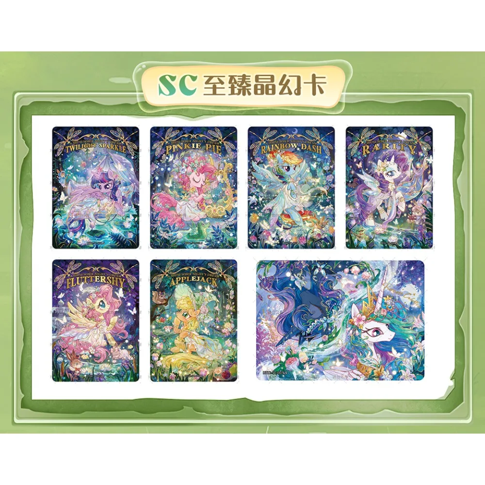 New Original KAYOU My Little Pony Collection Card for Friends Animation Creative Peripheral Stylish Style Theme Characters Cards
