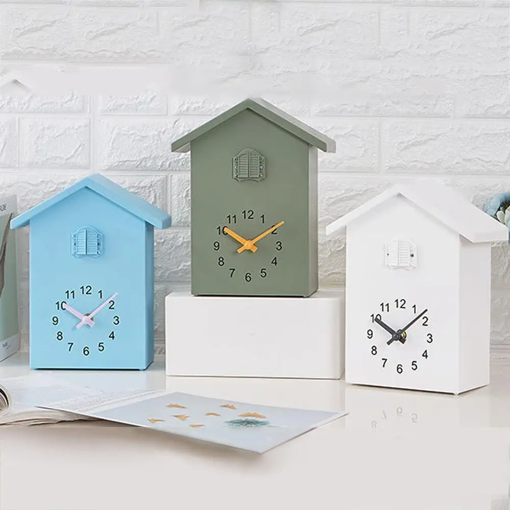 

Cuckoo Clock with Chimer Cuckoo Sound Clocks with Pendulum Bird House Battery Powered Home Living Room Kitchen Wall Decoration