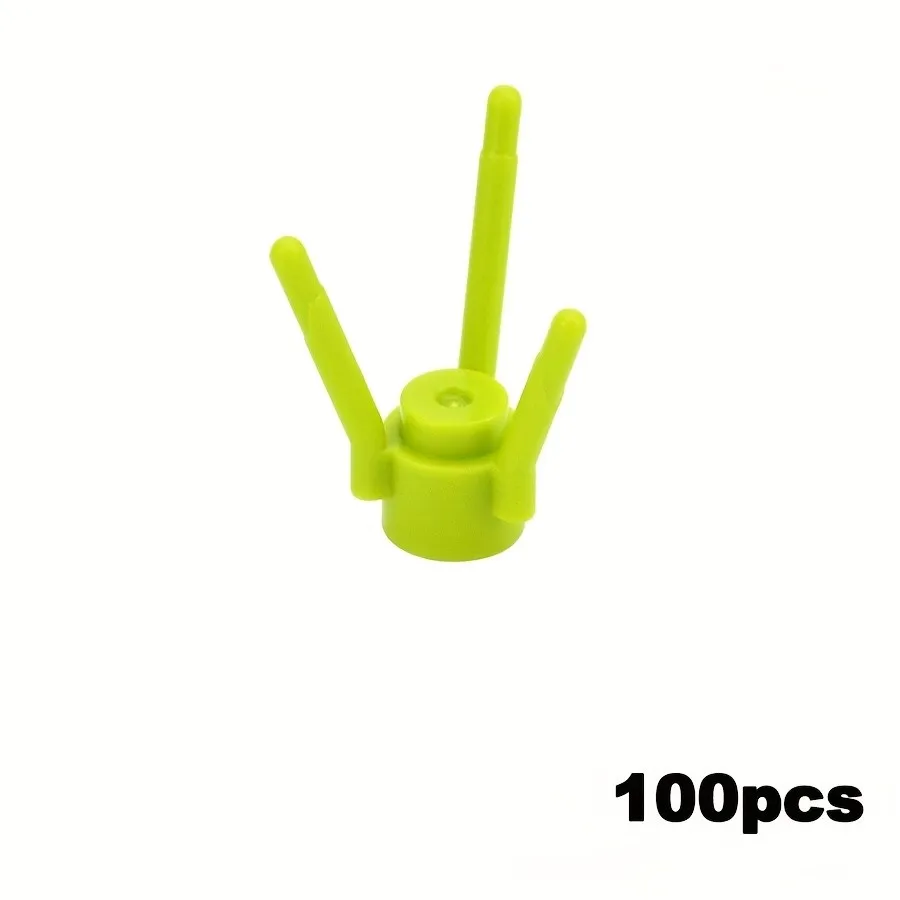 300PCS Runde 1x1 mit Blume MOC Bausteine Kompatibel 24866 Kit Platte 5 Blütenblätter Ziegel Partikel pädagogisches Spielzeug Kind Geschenk