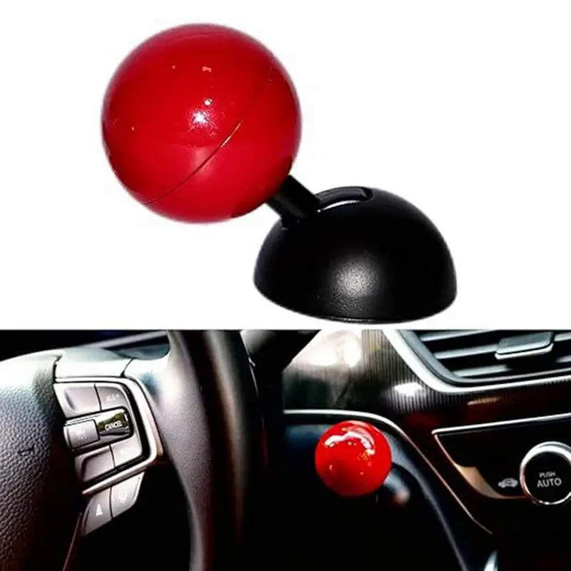 Car Start Button Rocker Vehicle Pushbutton Metal Joystick Auto One-Touch Start Button Starter Cover Cars Accessories