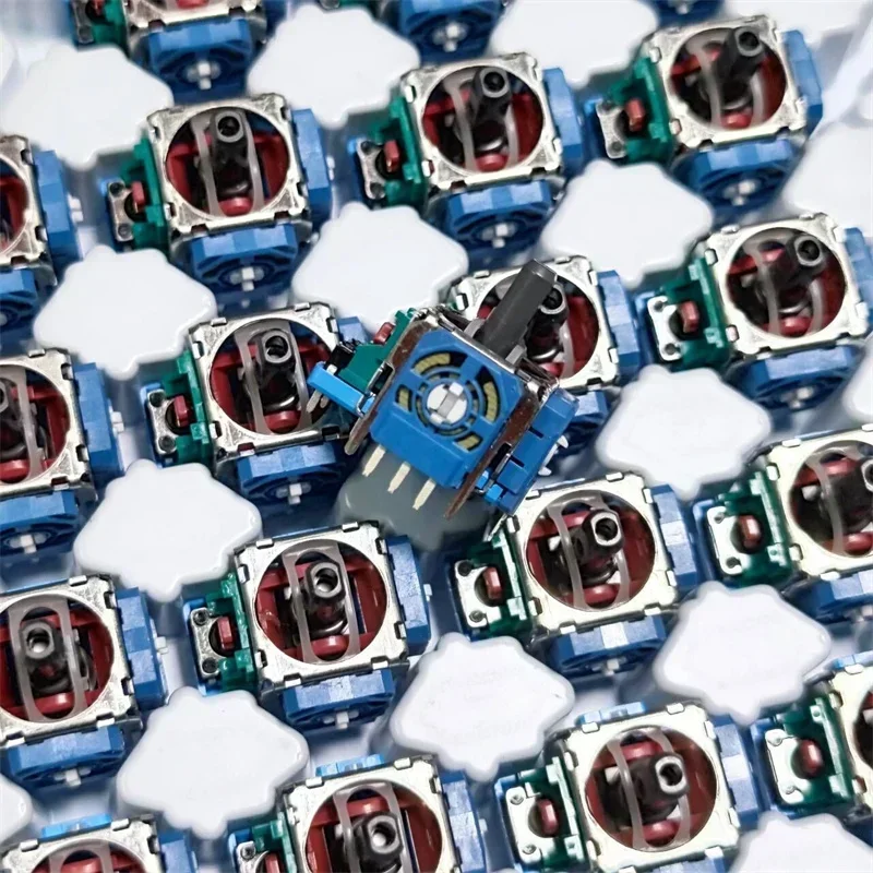 30 قطعة/الوحدة الأصلي الجديد ثلاثية الأبعاد عصا التحكم التناظرية قبضة عصا الاستشعار وحدة 2.3K الأزرق الجهد لسوني PS5 Dualsense غمبد