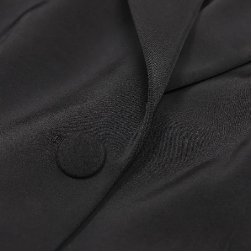 Personalizado em estoque moda high-end pele de avestruz manga comprida fino ajuste temperamento viajando terno feminino meia saia conjunto