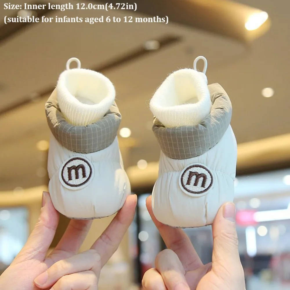 أحذية أطفال شتوية لطيفة مضادة للانزلاق أحذية أطفال بناتي ناعمة مريحة ودافئة أحذية قطنية للأطفال الرضع