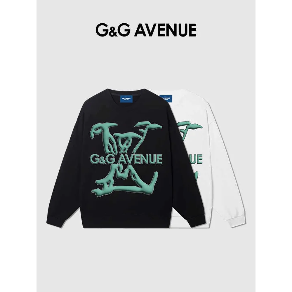 

2024 New Autumn Fashion Hoody Graphic Printed Trend Brand Men's Hoodies Sweatshirts Fleecing Tops Pullover Hip Hop Streetwear