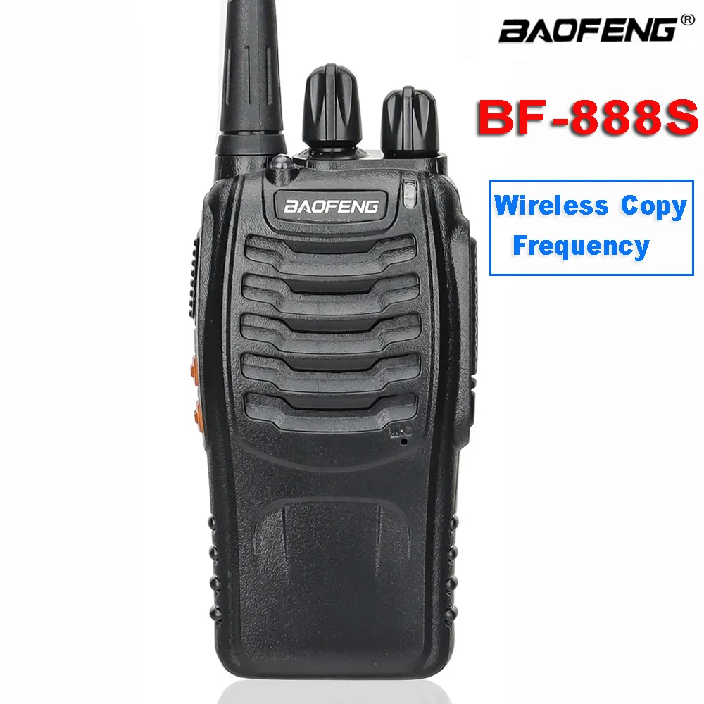 1/2 PCS Baofeng BF-888S Walkie Talkie 5W Two-way Radio Portable Radio Wireless Copy Frequency16CH Comunicador Transceiver