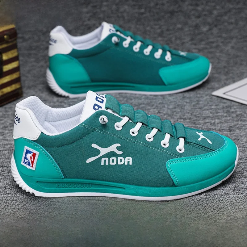 Zapatillas Deportivas de Lona Transpirables para Hombre, Primavera-Otoño, Casuales, para Correr, Versátiles, Blancas, Cómodas, de Corte Bajo y Tacón Plano