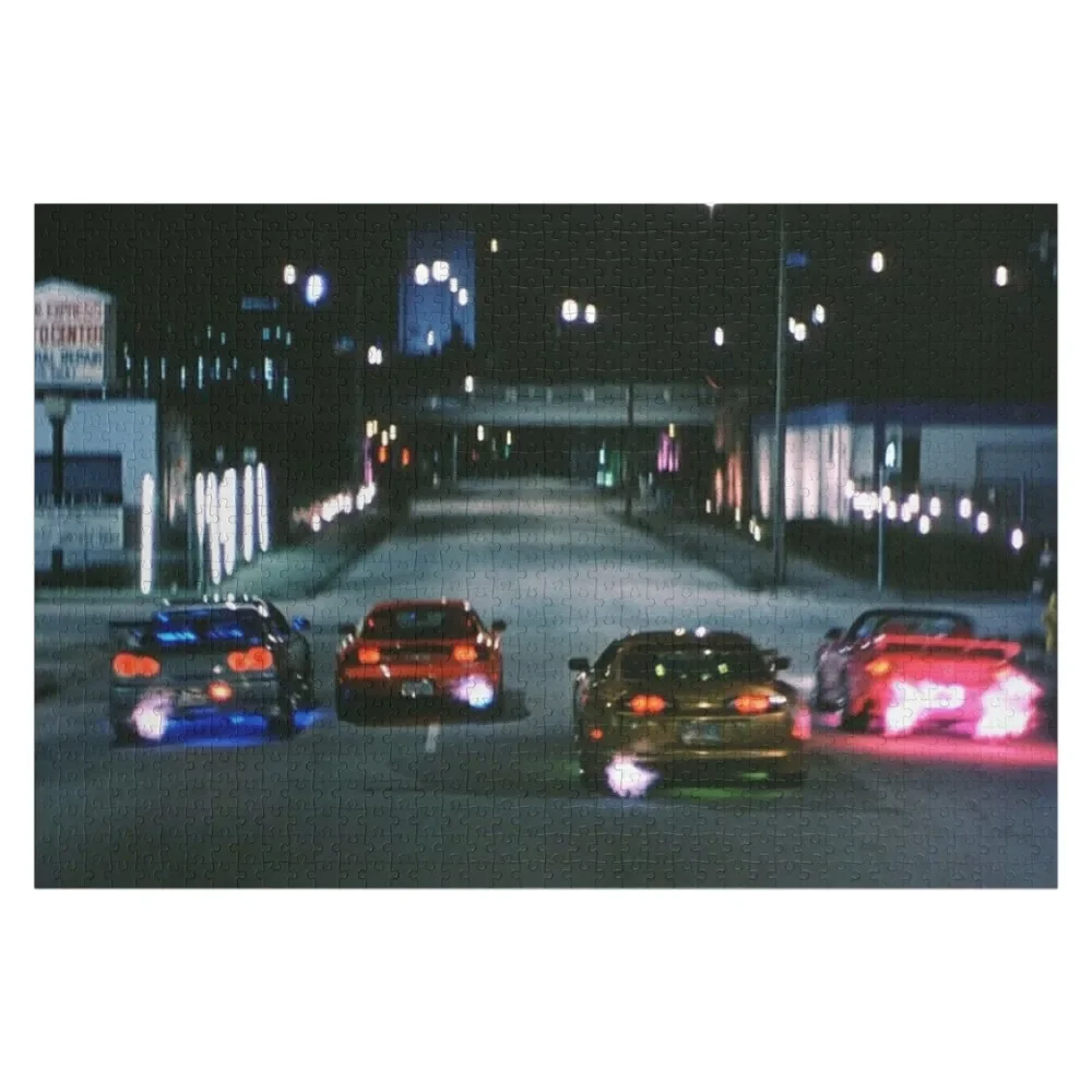 

Night Road Race Jigsaw Puzzle With Photo Personalized Baby Toy Adult Wooden Photo Custom Puzzle