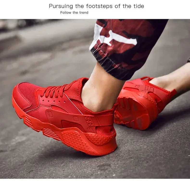 Sommerliche Herrenschuhe mit atmungsaktiver Mesh-Oberfläche, leichtem, weichem Boden, lässige, trendige Laufschuhe, Sportschuhe für Herren aus China. – Detail 28