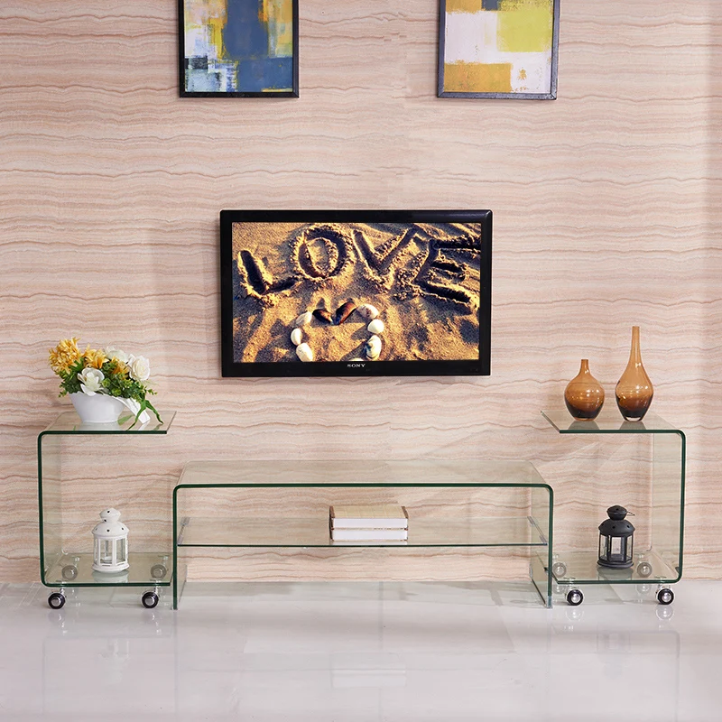 

Glass Storage Tv Stands Hallway Living Room Movies Shelf Universal Tv Table Monitor Console Suporte Para Tv Replica Furniture