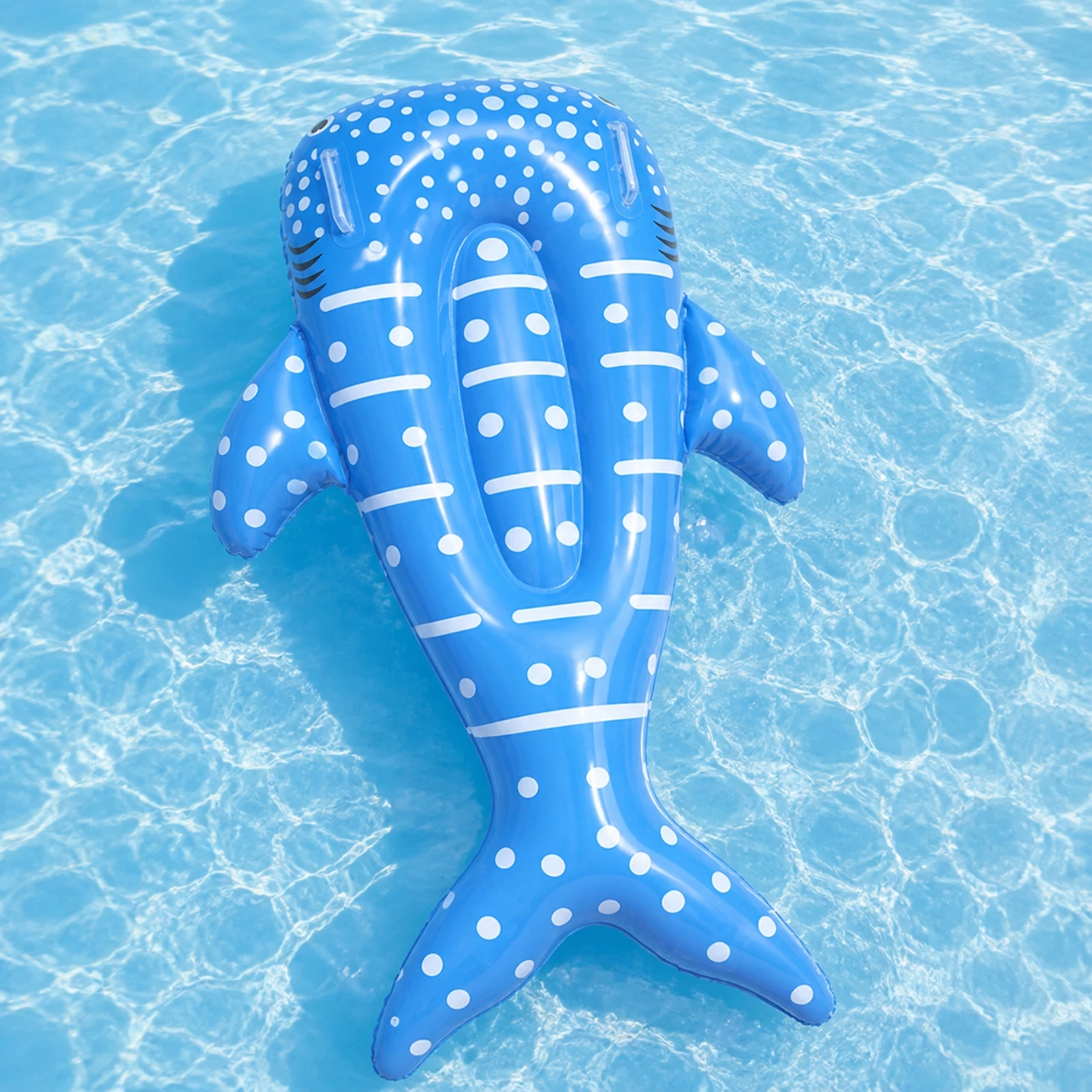 Whale Pool Inflatable Blue Whale Inflatable with Air Valve Easy to Store Heavy-Duty for Children, Beach