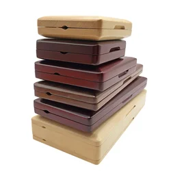 various sizes Bassoon big pipe Maple Solid wood whistle piece box Portable pack Wooden spring clip holds 3/ 5/ 10 /11/ 22 pcs