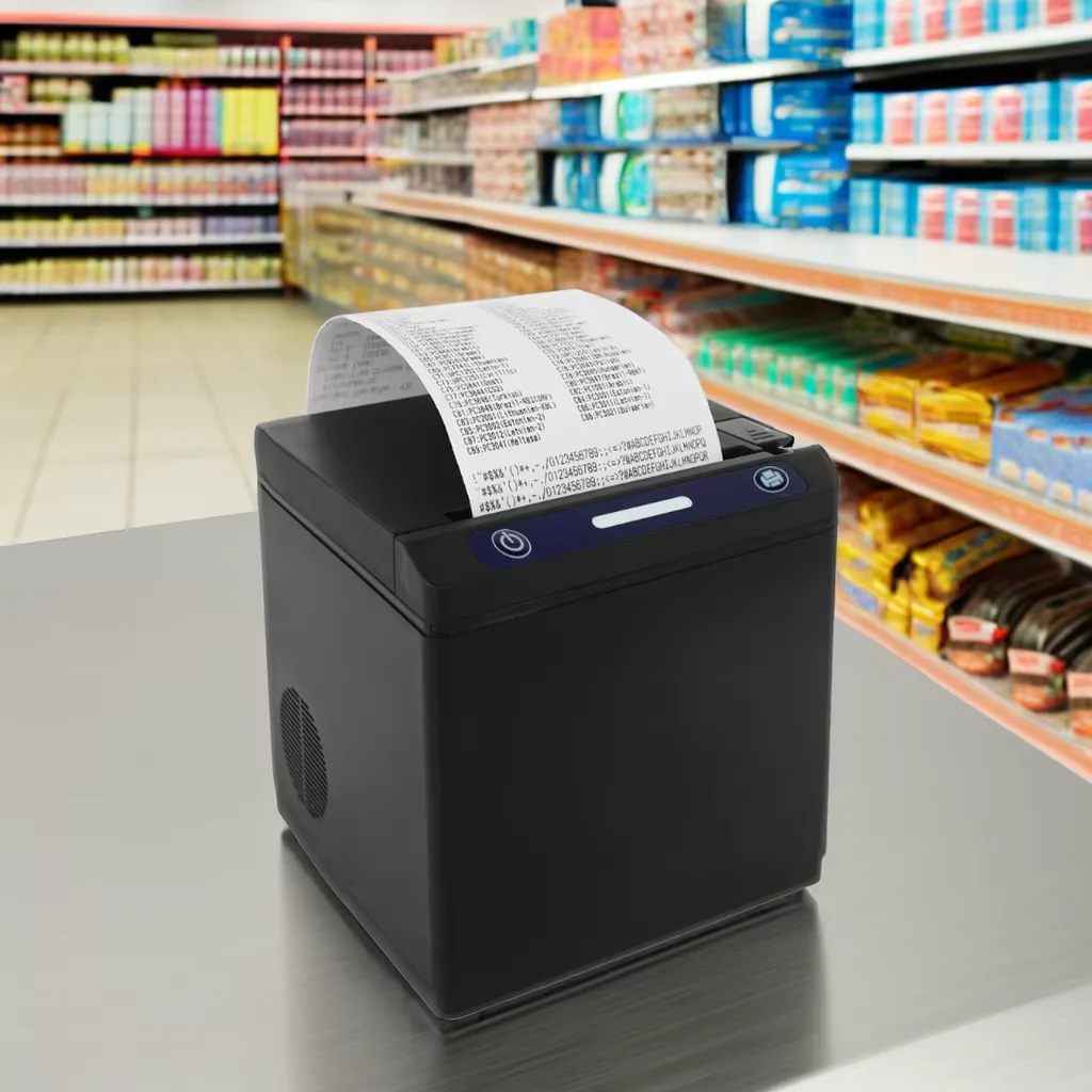 HSPOS New Pos Receipt Thermal Printer 80mm With Auto Cutter 250MM/S Fast Speed WIFI Bluetooth Retail Printer