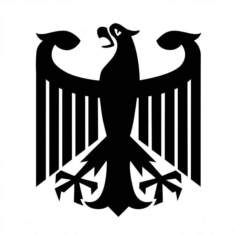 ملصقات عاكسة مقاومة للماء الحرب العالمية الثانية شعار عسكري قبعة ملصق ألمانيا إديلويس ملصقات الديكور متعددة الحجم