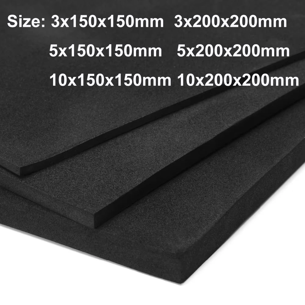 1/3/5pcs Multi-Thickness EVA Foam Sheet Set, 3/5/10mm for Precision Crafts, Model Detailing & DIY Projects, Easy Cut Material