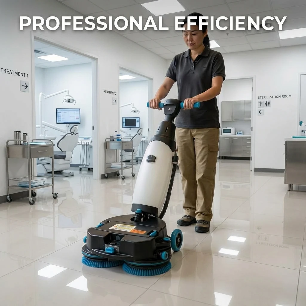 CleanHorse K4 Automatic Floor Cleaning Machine Auto Scrubber Dryer For Business Center Prestige Upkeep And Cost Savings